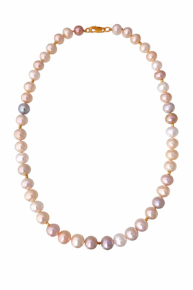 Бусы из разноцветного жемчуга, премиальная позолоченная фурнитура