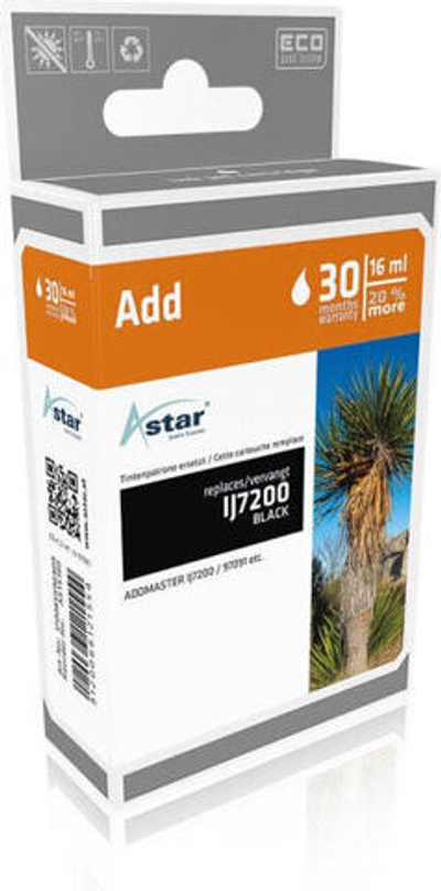 Картридж струйный черный 1 шт Astar AS15190