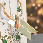 Пакет бумажный 14*35*11см с ручками "Новый год" (микс 434)