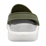 Сабо Crocs LiteRide Clog Army Green White