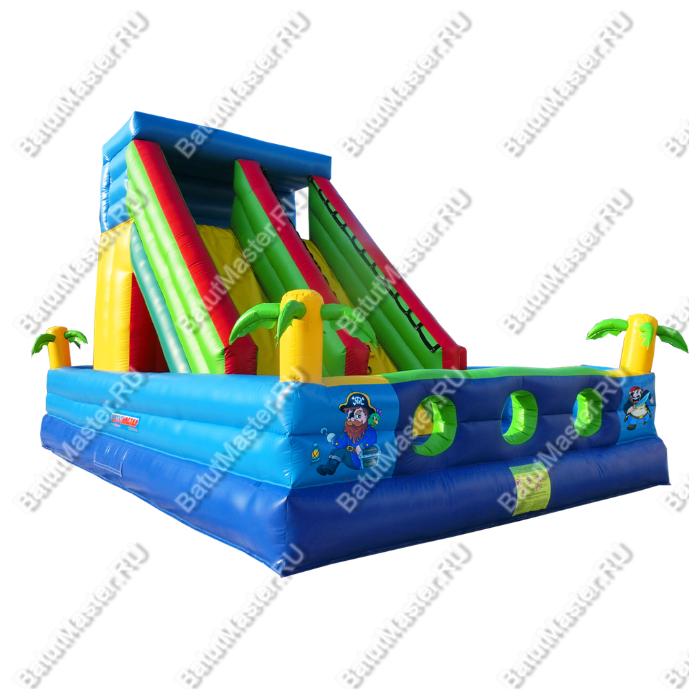 Надувная горка "Остров пиратов"
