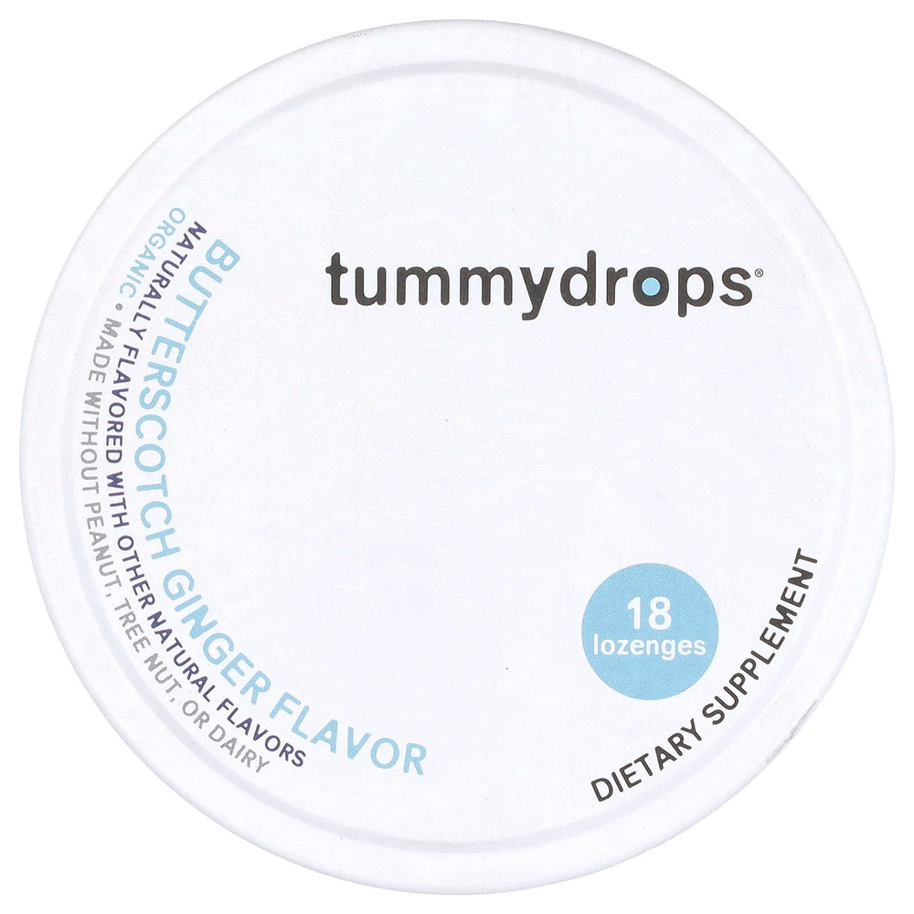 Tummydrops, Ириски и имбирь, 18 пастилок