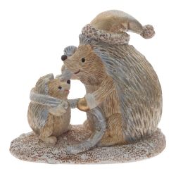 GAEM Фигурка декоративная "Ёжики", L9 W5,5 H8,5 см
