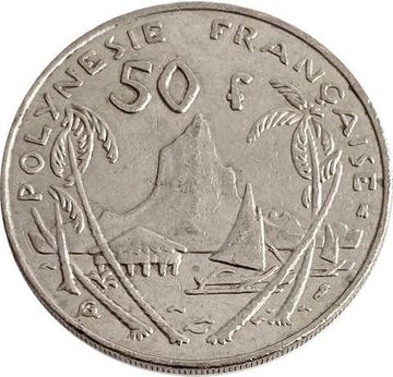 50 франков 1999 Французская Полинезия