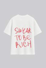 T-Shirt To Be Rich (White)