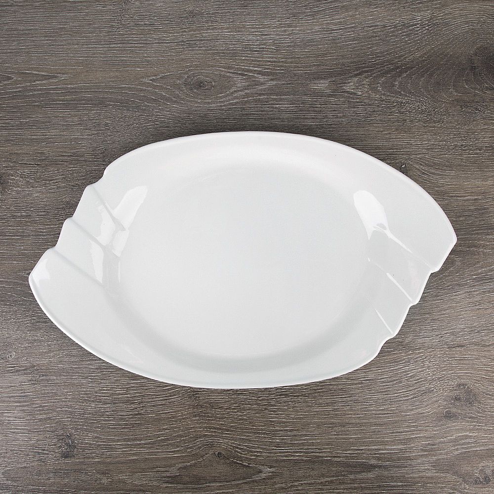 Блюдо " " 30*21*3,5см. (min5) (фарфор) (транспортная упаковка)