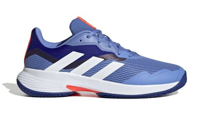 Мужские кроссовки теннисные Adidas CourtJam Control M Clay - blue fusion/cloud white/ lucid blue