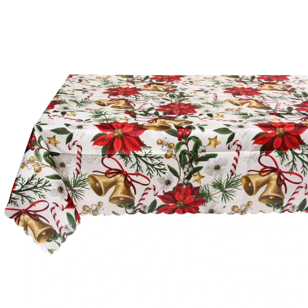 Скатерть 150*180 см «Новогодние колокольчики»
