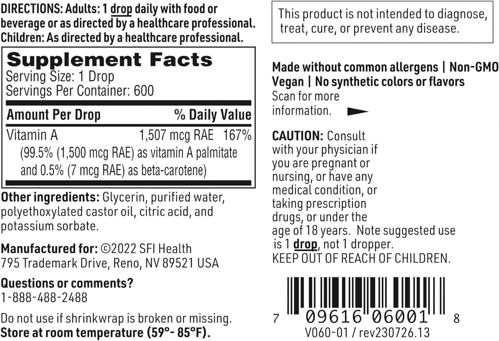 Klaire Labs - Micellized Vitamin A 30 ml