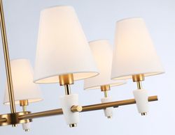 Ambrella Люстра на штанге с абажурами и мрамором Ceramo Classic LH75045