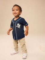 Рубашка в университетском стиле для мальчика Next E32-525, Темно-синий