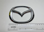 Логотип (шильдик, надпись, эмблема) "Mazda" 12см для крышки багажника / решетки радиатора / капота