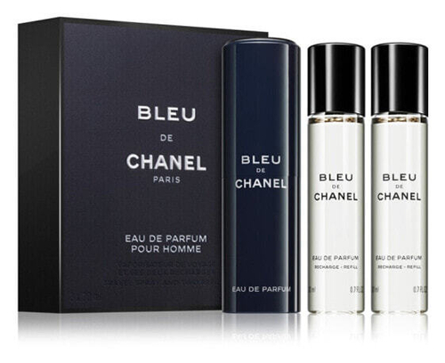 Древесный восточный аромат CHANEL Bleu De Chanel Парфюмерная вода 3 x 20 мл