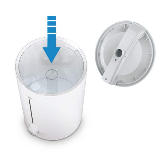 Ультразвуковой увлажнитель с механическим управлением серии TENTOU USH-TTM7201WC