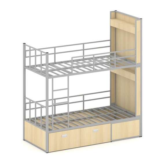 Overnight Кровать 2-х ярусная ON.K2-001 Акация Лорка/Металл Серый 2080*950*2260