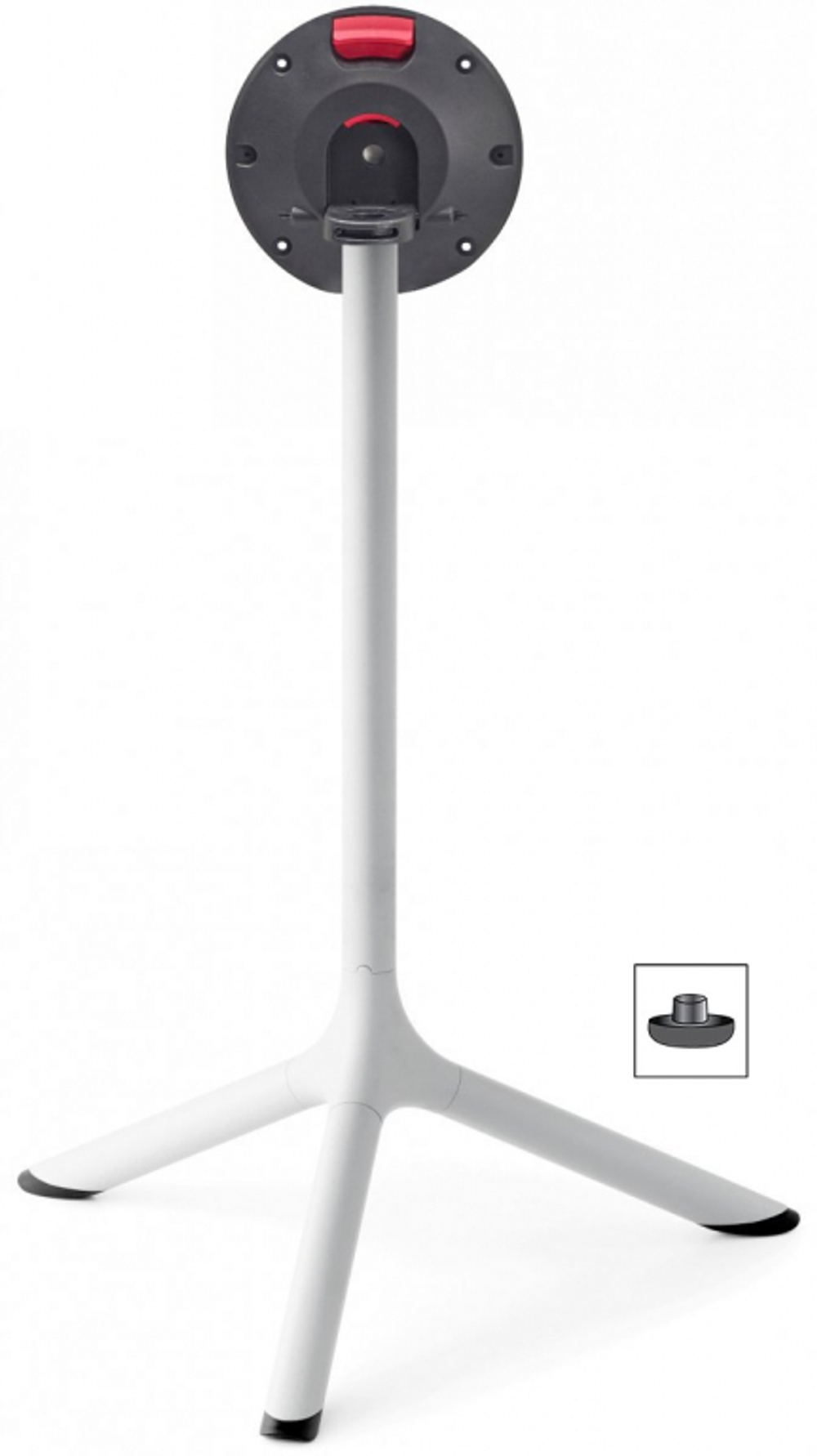 Стол ламинированный обеденный складной Scab Design Tripe Folding, белый, кортен