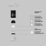 Встраиваемый светильник Technical DL119-10W-3K-TRS-W