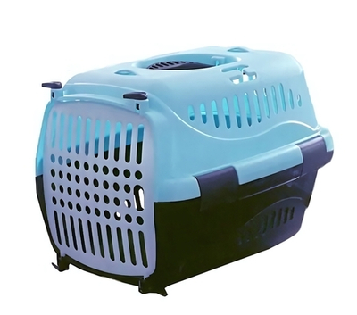 Переноска для животных «ЛЮБИМЫЙ БРО», цвет голубой, 42*31*25см/до 7кг (Лейбл)