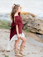 Топ-пончо Chintamani (красный)