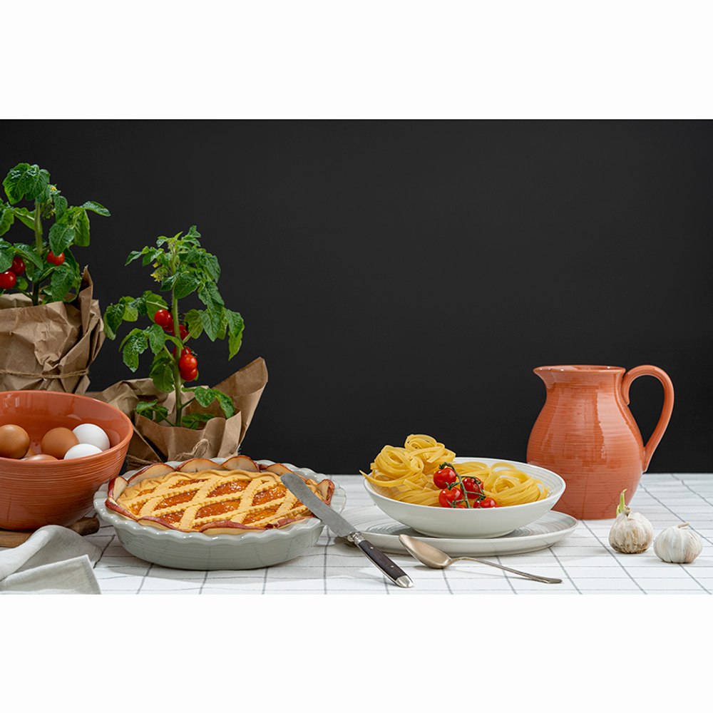 Блюдо для запекания in the village, D27 см, серое