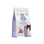 Корм для собак с чувствительным пищеварением BRIT CARE Mini с индейкой и ягненком Adult Sensitive.Healthy Digestion 1,5 кг