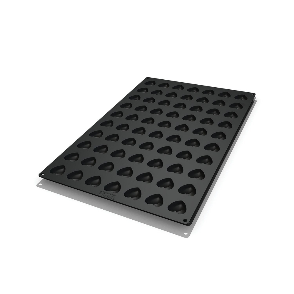 Форма силиконовая Сердца мини SQ032 MINI-CUORI professional, 70 ячеек, Silikomart, Италия