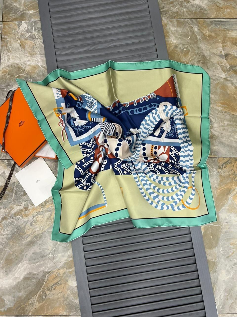 Платок Hermes 90х90 см, арт. 483152725