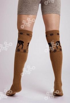 Гольфы из монгольской шерсти