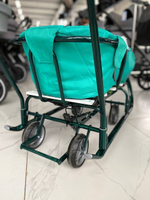 Санки детские «Тимка 6 универсал» с набором аксессуаров зеленый лак (арт. Т6УН/З)