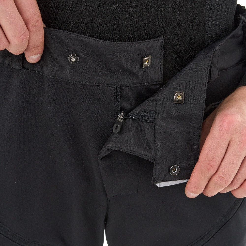Мотобрюки DF URBAN Man Black с защитой