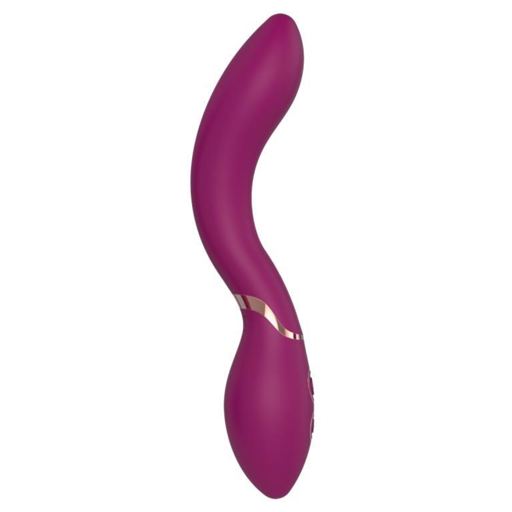 Сливовый массажер AN Stem для зоны G - 19,5 см. (Цвет: сливовый)