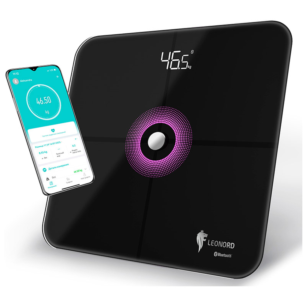 Весы напольные LEONORD LE-1274 Bluetooth (109930)