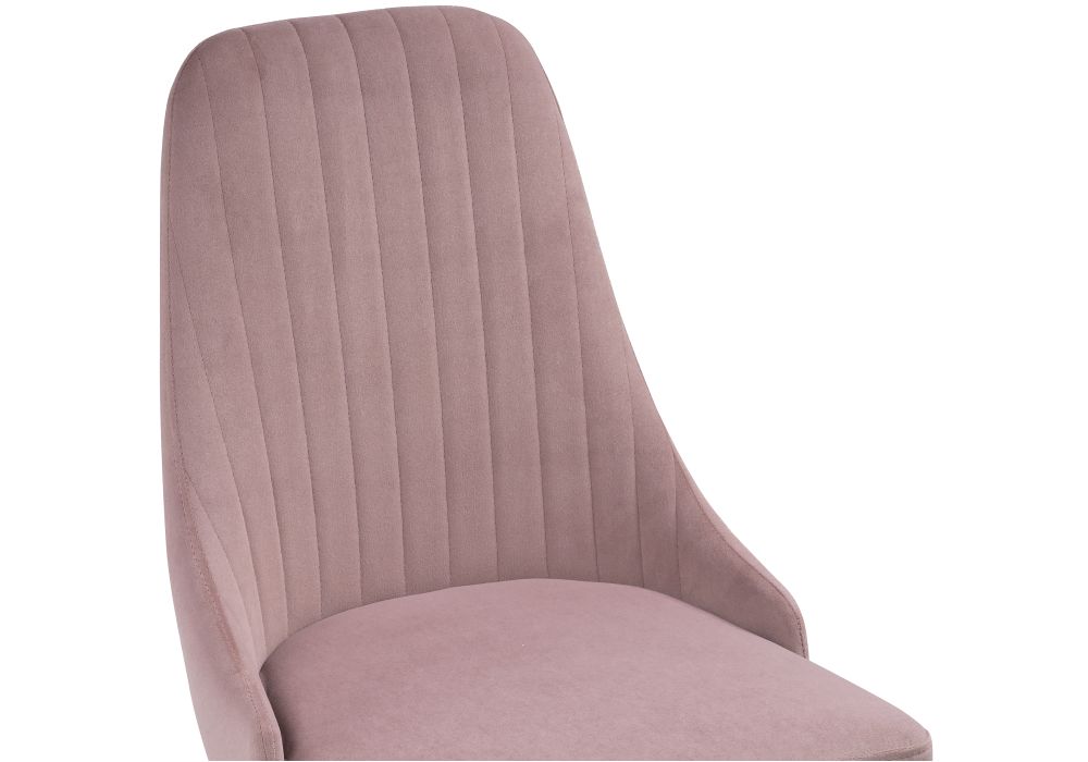 Стул на металлокаркасе Kora white / light purple