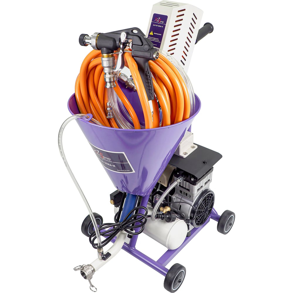 Установка AktiSpray AvS-10-20RA-N для нанесения гидроизоляционных материалов и шпатлевки