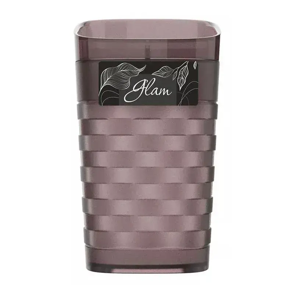 Стакан для зубных щеток Glam (шоколад)