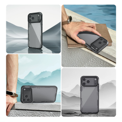 Чехол от Nillkin на iPhone 17 Pro Max, серия Iceblade Prop Case (версия с прозрачной крышкой объектива)