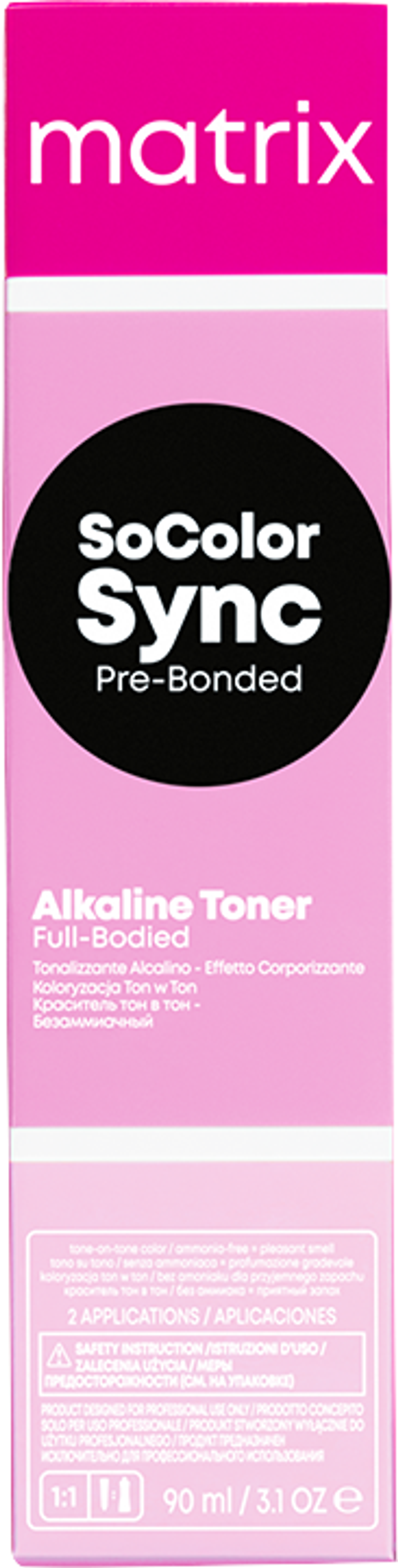 Matrix Краска для волос без аммиака SoColor Sync Pre-Bonded 10P Очень-очень светлый блондин жемчужный 90 мл.
