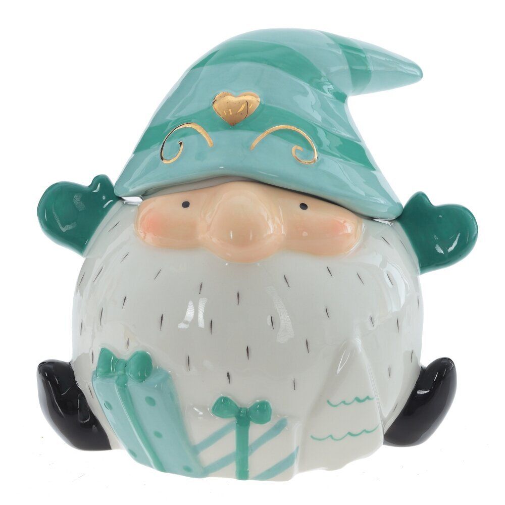 GAEM Конфетница "Гном: Праздничный Хранитель", 800 мл, L16 W13,5 H16 см