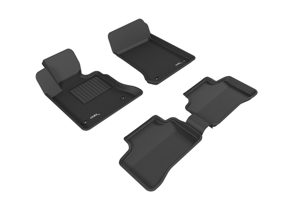 Коврики салона Sotra 3D Lux для Mercedes-Benz GLK-Class (X204) 2014- черные. Артикул ST 74-00574
