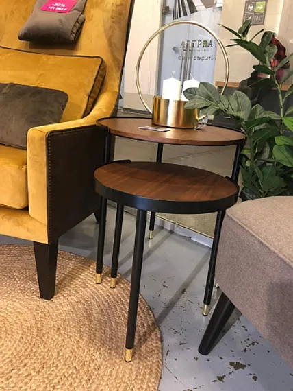 Комплект из 2 столиков Aliner Ø50 и Ø38 см