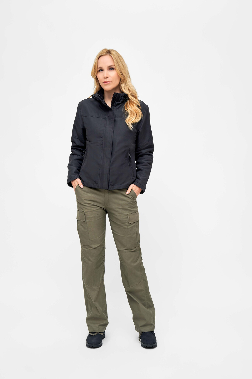 Brandit WOMEN FRONTZIP WINDBREAKER black