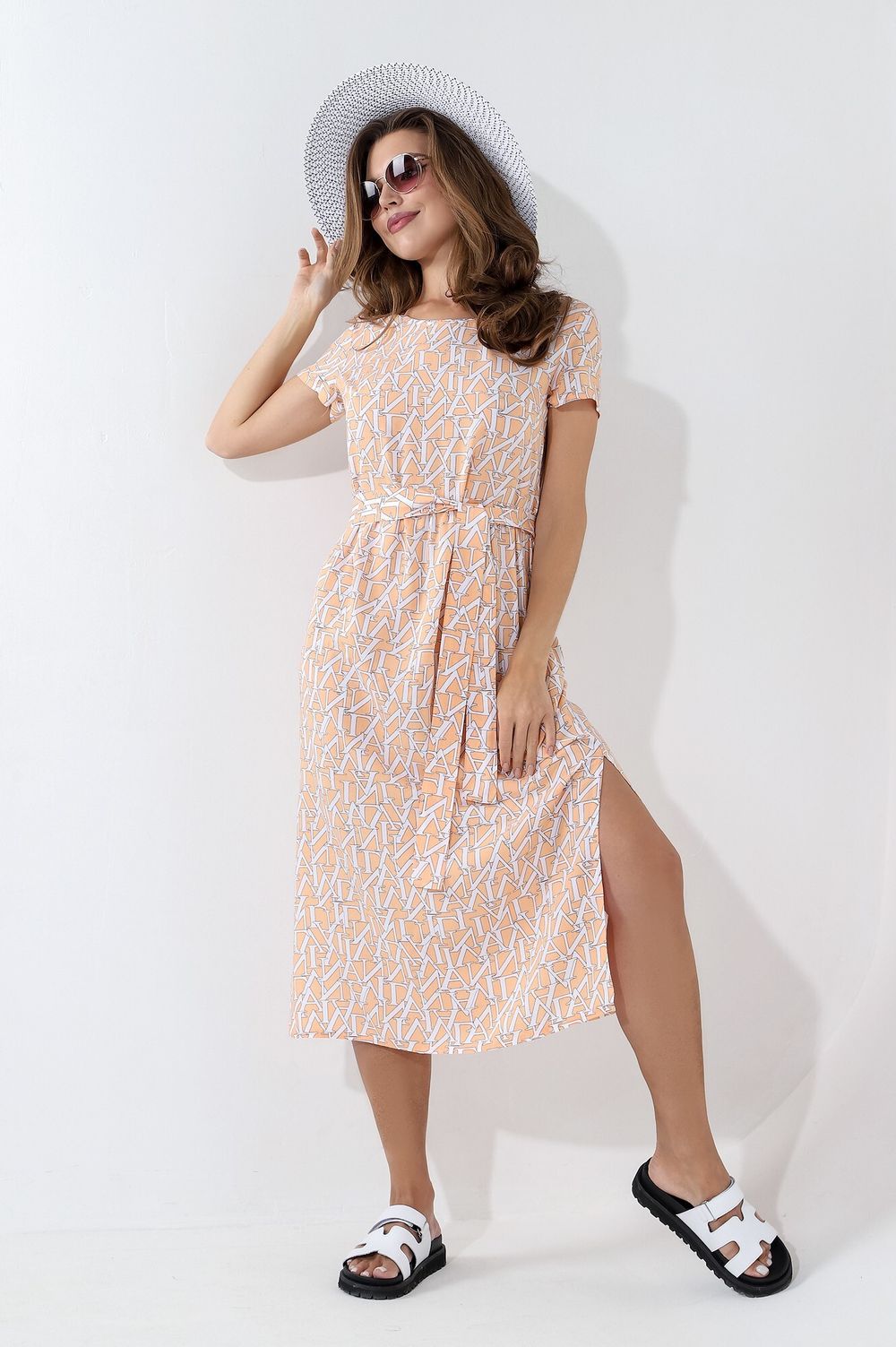 Платье Фортуна-1 Виотекс ПЕРСИКОВЫЙ