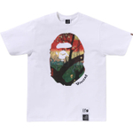 A Bathing Ape X Van Gogh Museum Ape Head Canvas Art Iv Tee