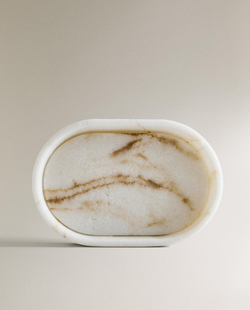 Zara Home мыльница, мрамор, бежевый · 4534/105