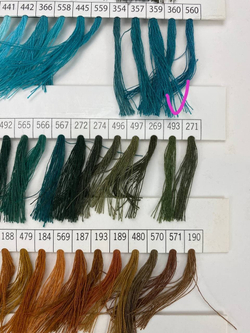 Нитки Dor Tak хаки цв.493