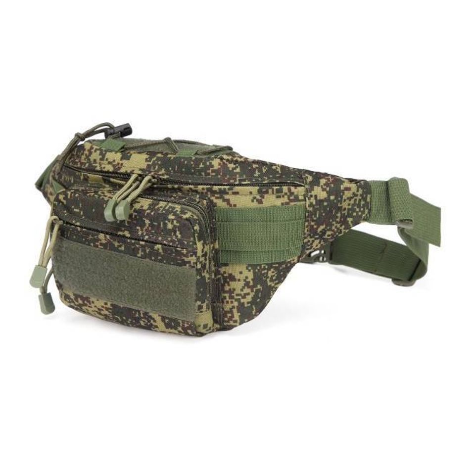 Cумка тактическая на пояс MOLLE (зеленая цифра)