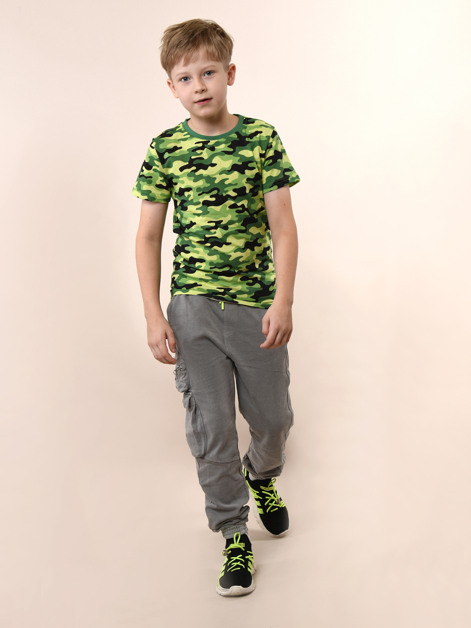 Футболка для мальчика камуфляжная