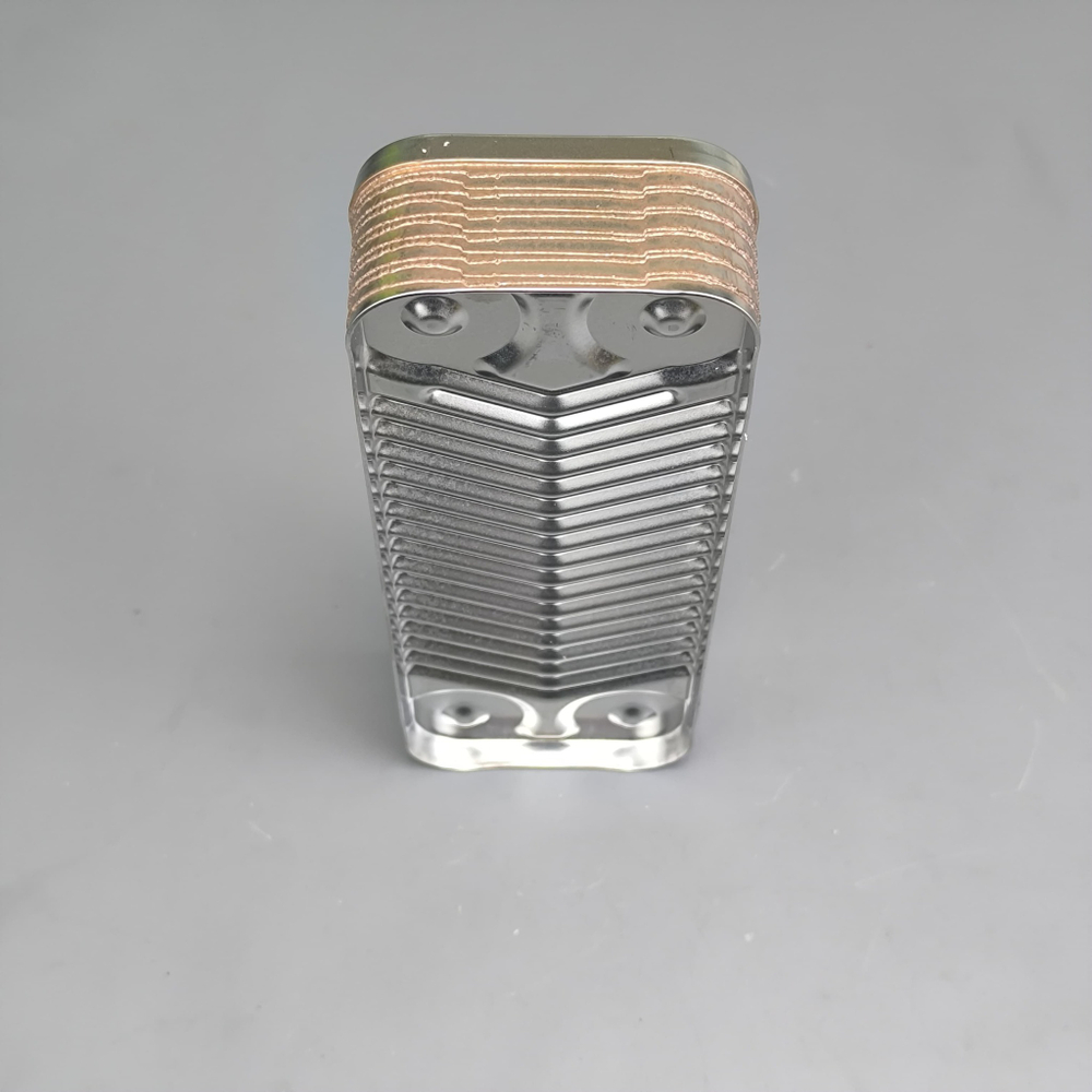 Теплообменник ГВС 12 пластин 166 мм для котлов BAXI, PROTHERM, FONDITAL арт. 0020119606, 711612800, 711613000