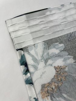 Штора из рогожки Сказка "Пиония4" 145х180 см 1 шт