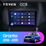 Teyes CC3 9" для LADA Granta 2018-2019